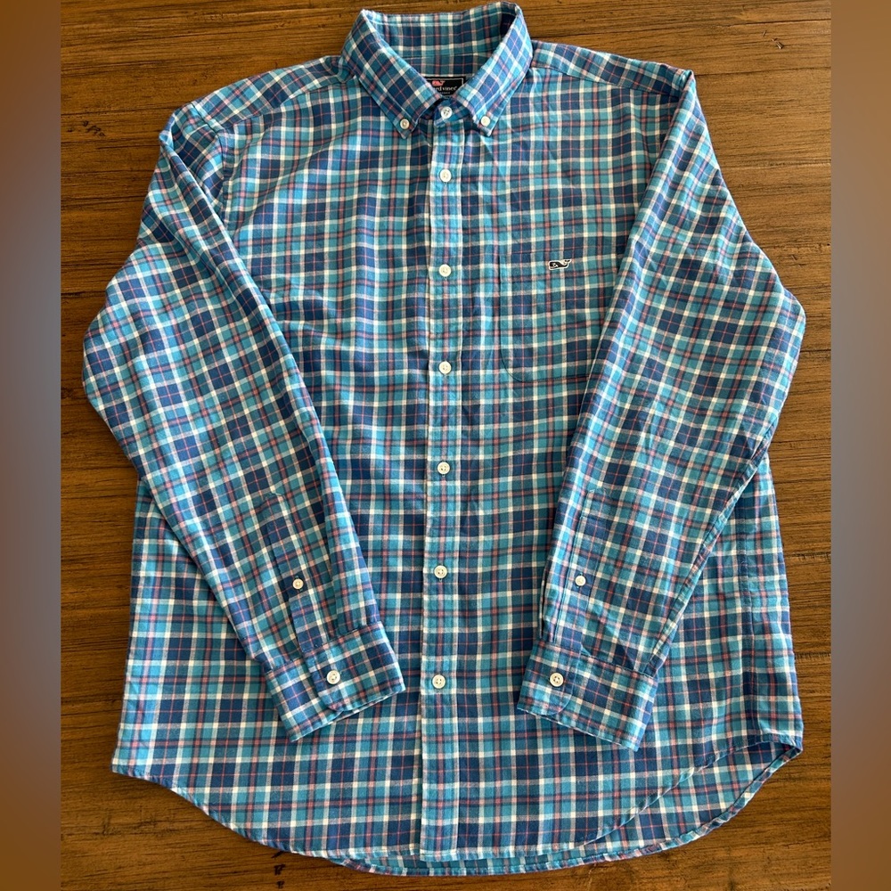 Men’s Vineyard Vines Performance, Classic Fit Tucker Shirt, size large
